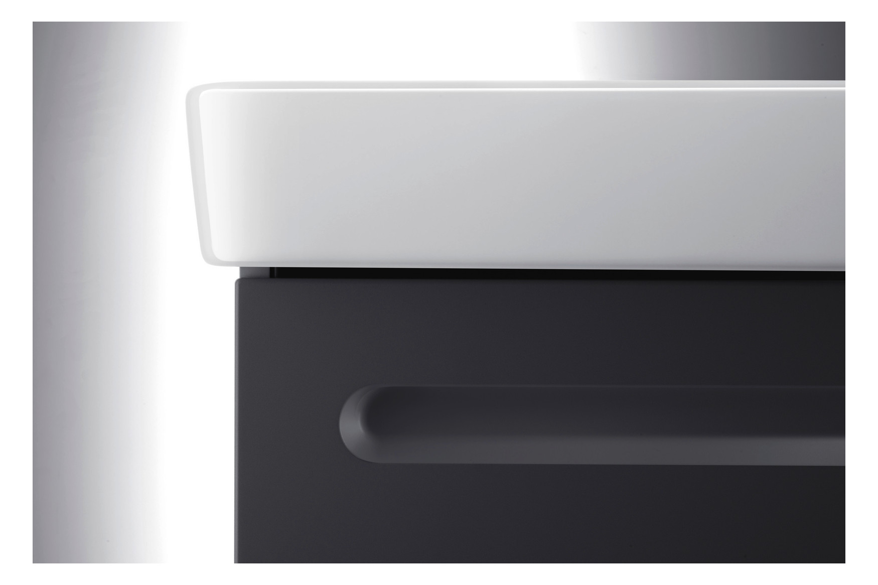 Duravit Waschtisch-Unterschrank No. 1 59 x 42,6 x 47,8 cm, Graphit Matt, 1, Schubkasten, 1 Auszug, wandhängend Duravit Waschtisch-Unterschrank No. 1 59 x 42,6 x 47,8 cm, Graphit Matt, 1, Schubkasten, 1 Auszug, wandhängend