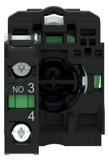 Drucktaster 1f gn rnd Ø22,5mm IP66 fl Tastend