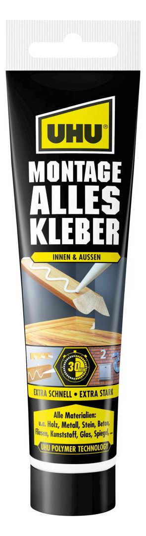 Bild UHU MONTAGE ALLESKLEBER Tube 165g-0