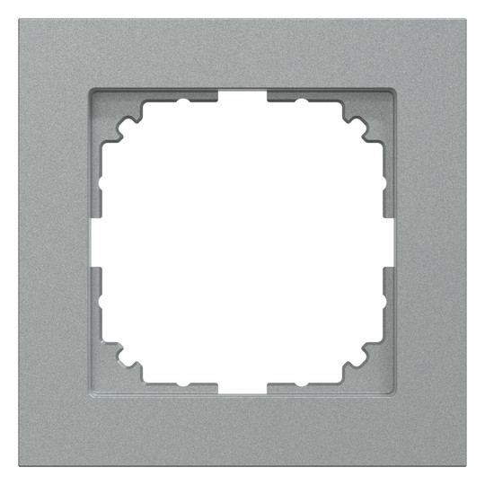 Rahmen 1f alu mt M-Pure Kst f.GEB-K Unterputzmontage Thermopl