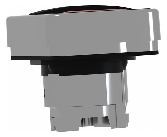 Drucktaster Front 2f rt/gn Ø22,5mm rnd IP66 Tastend