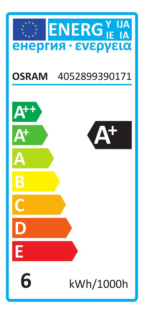 LED-Reflektorlampe GU10 PAR16 6W 2700K 350lm 36° ws AC Ø55x58mm 220-240V
