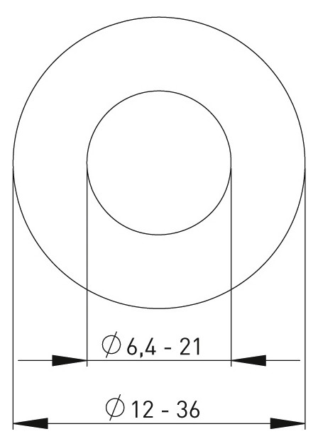 ASW Unterlegscheibe M 10, Loch 10,5 x 21 mm, Edelstahl 1.4301
