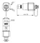 Datendose 1f Cat6A IP67 RJ45 Kst m.Buchs/Kuppl IDC Mit Buchsen/Kupplungen