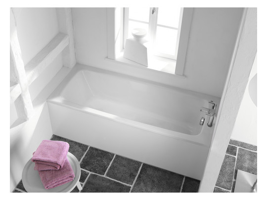 Kaldewei Badewanne CAYONO 750 170x75cm, Vollantislip Perl-Effekt, schwarz
