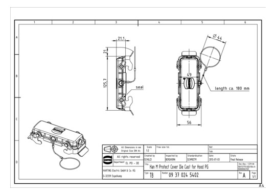 HART HARTING HAN M METALLSCH 09370245402 