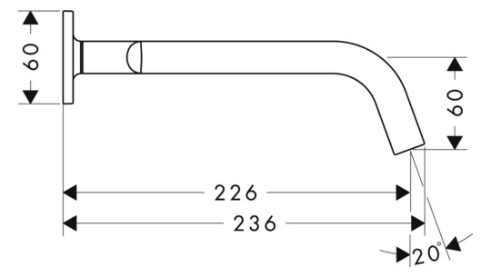 hansgrohe Fertigmontageset Axor Citterio M UP-3-Loch-Waschtischarmatur, Ausladung 226mm, Rosetten, brushed gold optic