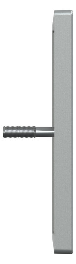 Zentralplatte Sat/TV/Radi System M alu Schraubbef 4f
