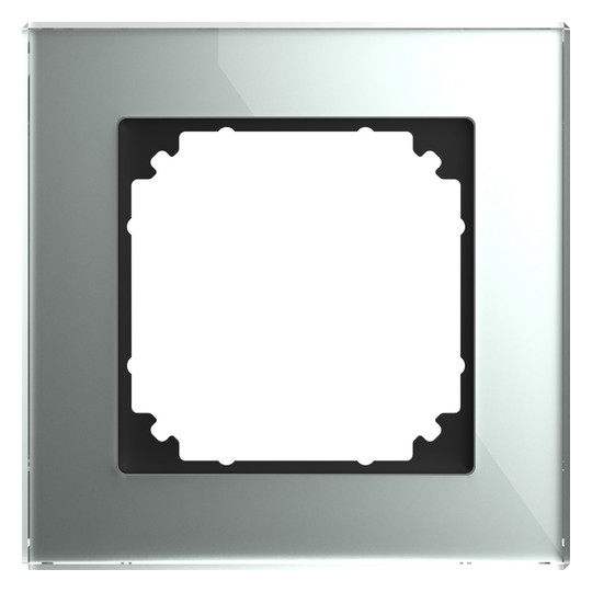 Rahmen 1f diamsi glz M-PLAN Glas f.GEB-K Unterputzmontage