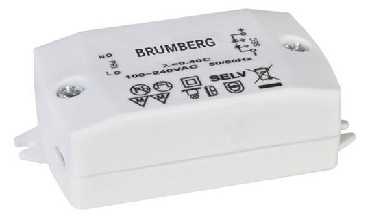 LED-Trafo 1-7,2W 24V IP20 Kstgeh stat 68x35x21mm