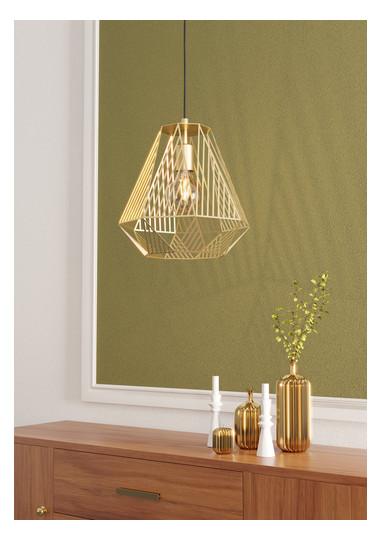 EGLO Hängeleuchte STYPE goldfarben 43695 