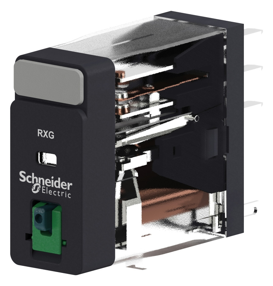 Schaltrelais 2W IP20 13x30x34,5mm Schraub