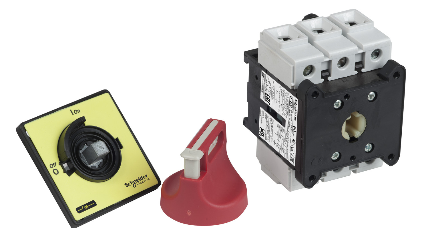 Hauptschalter 63A 3p IP65 Einb NOT-AUS Festeinbau 18,5kW/AC