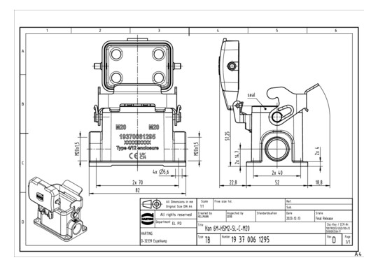 HART Han 6M-ASG2-LB-K-M20    19370061295 
