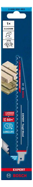 Bild Säbelsägeblatt EXPERT S 1142 KHM Bosch V E à 1 Stück Tough Wood-1