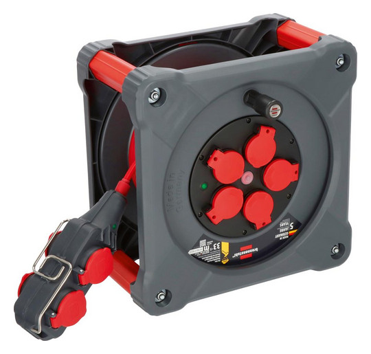 BRENNENSTUHL Professional-Kunststoff-Kabeltrommel KC3210...