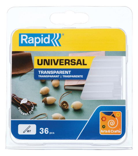 RAPID-Klebesticks, transparent - 7x94mm, 125g (36...