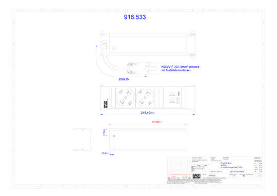 Bachmann Power Frame S 2xP40     916.533 