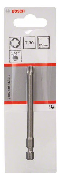 Bit TX30 L=89mm 6,4mm(1/4) 1/4Zoll