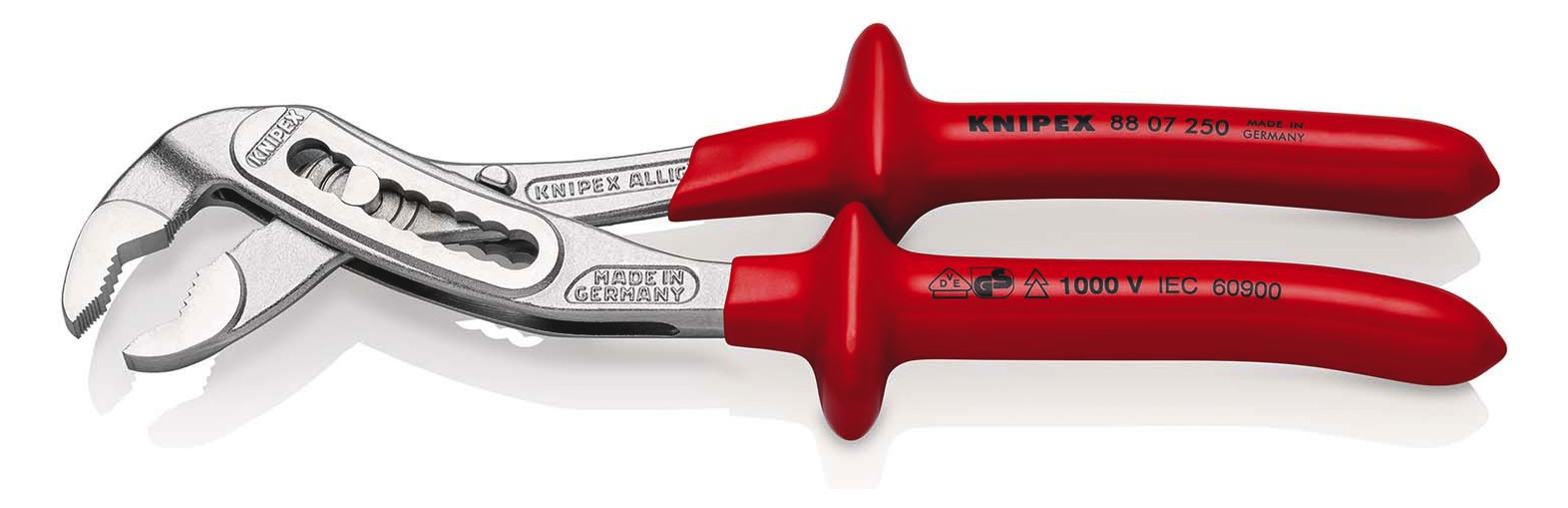 Wasserpumpenzange 250mm 2Komp Rillengel