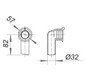 Dallmer Wandeinbau-Geruchsverschluss zu Wandeinbau-Siphon 300/310