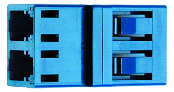 LWL-Kupplung LC-D LC-D Singlemode und bl Kst Keramik einrasten