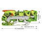 Schutzleiter-Reihenklemme 0,5-10qmm gn/ge 1Etage Hutschiene TH35