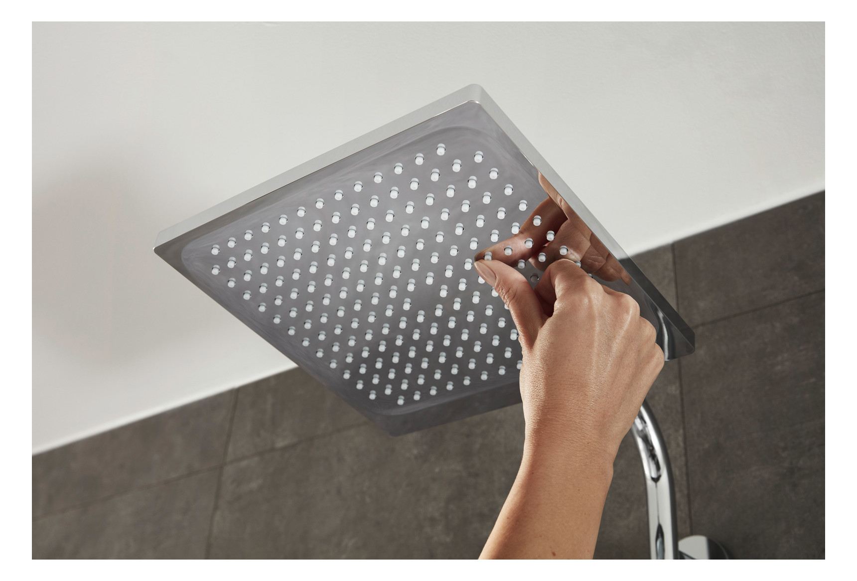 hansgrohe Showerpipe Crometta E mit Thermostat, 1jet, 15 l/min, chrom