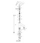 hansgrohe Waschtisch-Einhebelmischer 100 Metropol mit Hebelgriff, Push-Open-Ablaufgarnitur, Ausladung 127mm, brushed bronze