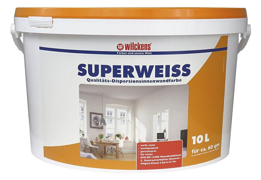Bild Dispersionsfarbe Innen 10 l, superweiß - wilckens-0