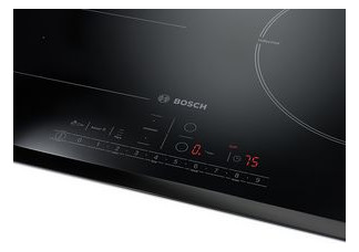 Glaskeramikfeld autark Alu Zweikreisz 306x527mm