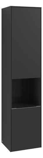 V&B Hochschrank Subway 3.0 40x171x36,2cm, Schanier links/Griff Volcano black, graphite
