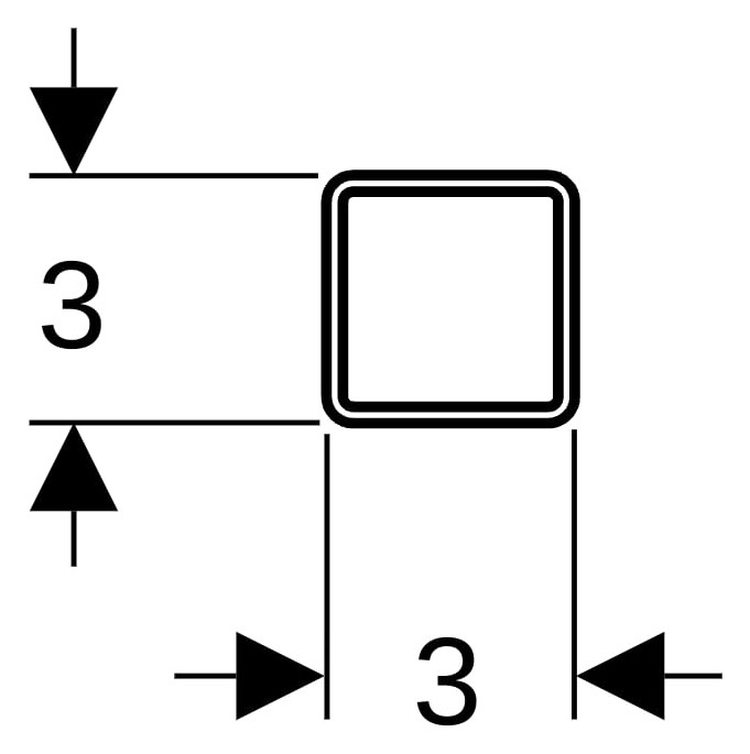 Geberit Tragschiene Pluvia 5 m, galvanisch verzinkt
