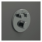 Ideal-Standard Fertigmontageset CeraTherm Navigo rund, 2 Entnahmen, für UP-Brausethermostat, Chrom