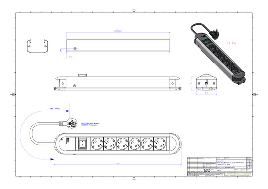 Bachmann PRIMO 6xSchuko          330.071 
