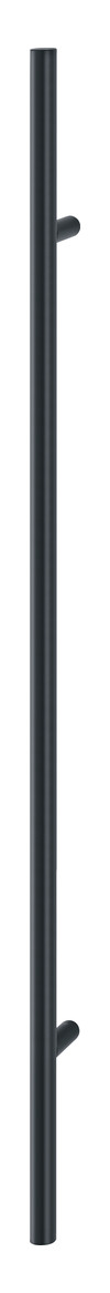 Bild HOPPE Stoßgriff E5011, BA 1.000mm, L 1.400mm, Durchmesser 30mm, verdeckt verschraubt, schwarz matt-0