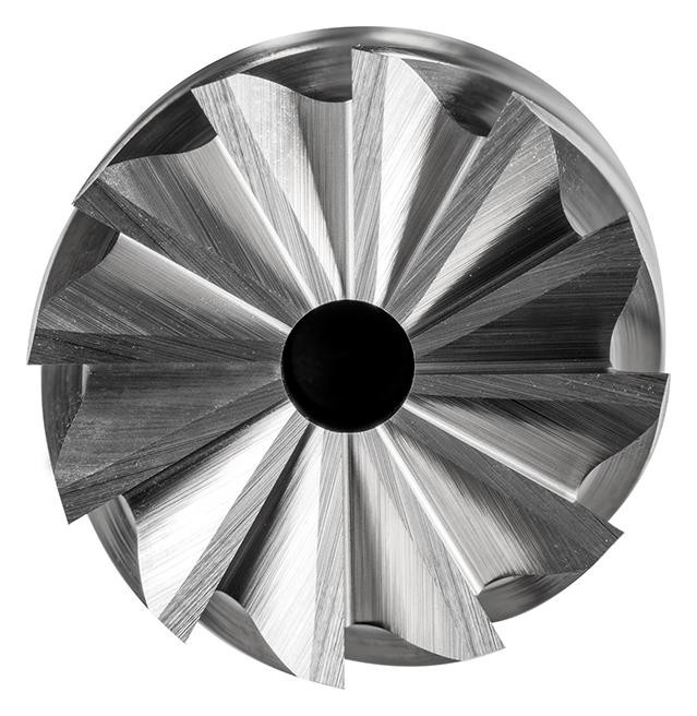 Bild Frässtift HM zylindrisch mit Stirnverzah nung 1225 INOX 8mm 12x25mm Pferd-1