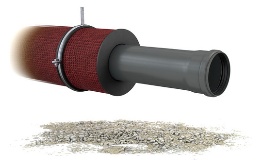 Crassus Gummiadapter CGA 45/40 mm, 0,5 bar