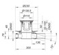 Dallmer Bodenablauf 32 ERP 12 Serie 10 Ø 115 mm, DN 50, Polypropylen, hochschlagfest