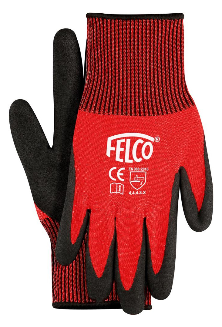 Bild Aritshandschuhe Größe gestrickt Nitribes chichtung - FELCO-0