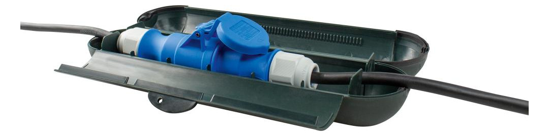 Bild Sicherheitsbox, grün für 230 Volt CEE - n.a.-1