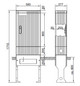 Standgehäuse GFK IP44 B583xH1710xT277mm ET277mm geschl