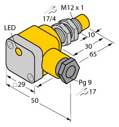 Turck Induktiver Sensor    NI5-G12SK-Y1X 