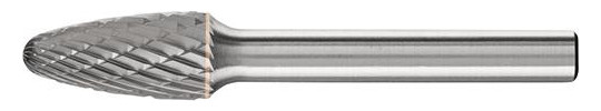 PFERD-HM-Frässtift Rundbogen RBF - 10x20mm, Z3P,...