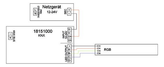 Dimmaktor KNX 24-240W 4Ausg