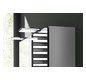 EMCO Aufputz-Lichtspiegelschrank flat 2 Style 1600x721mm, LED-Aufsatzleuchte, 3-türig, Aluminium