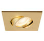 SLV Abdeckring gold matt eckig   1007194 