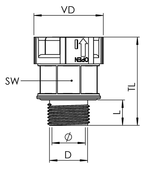 WISKA  Wellrohrverschraubung    10106868 