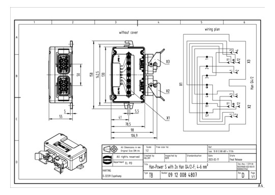 HART Han Power S -2 x Han Q  09120084807 