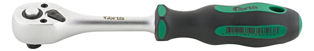 Bild Hebel-Umschaltknarre 3/8"" 200mm 72Zähne FORTIS-0